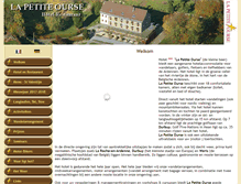 Tablet Screenshot of lapetiteourse.com